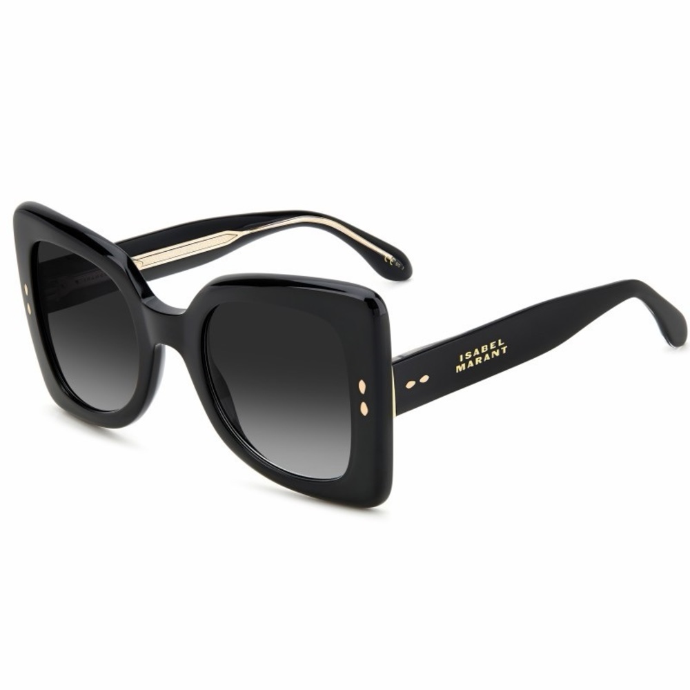 New! Isabel Marant IM0120/S 8079O Black Butterfly Sunglasses, Authentic